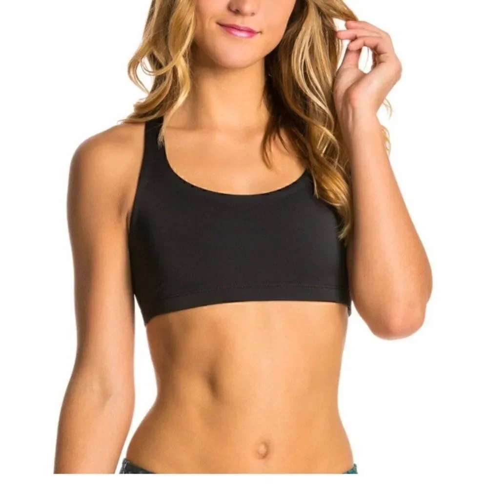 NEW! Onzie Chic Yoga Sports Bra Black Sz Small